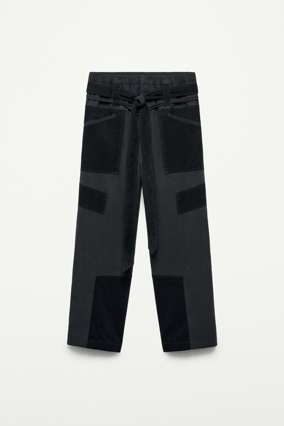 PATCHWORK CARGO TROUSERS - THE ITEM ZARA WOMAN
