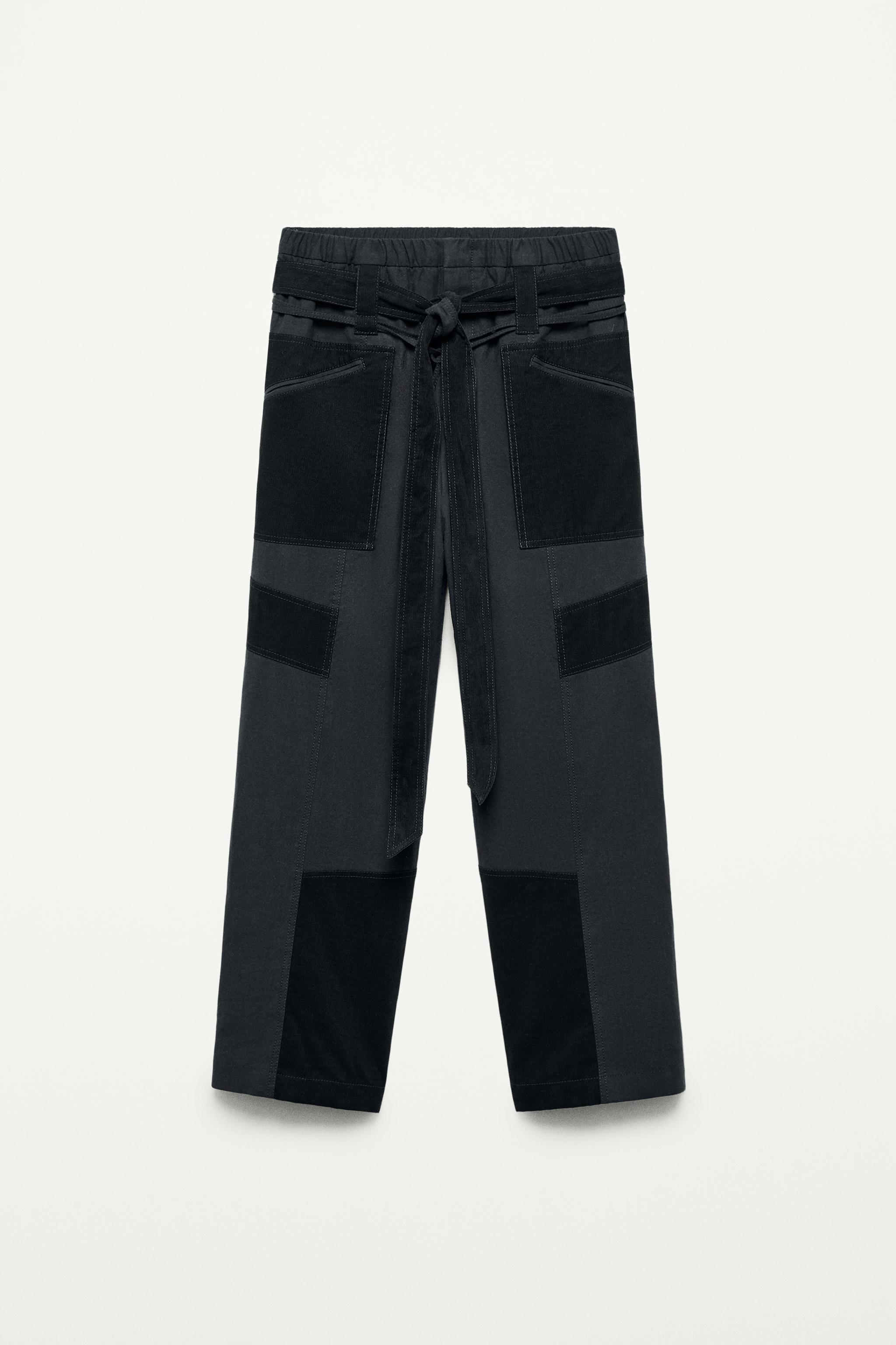 PATCHWORK CARGO PANTS - THE ITEM ZARA WOMAN