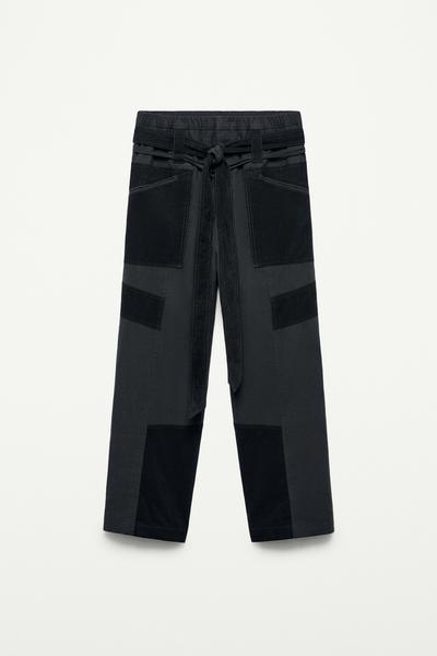 PATCHWORK CARGO PANTS - THE ITEM ZARA WOMAN