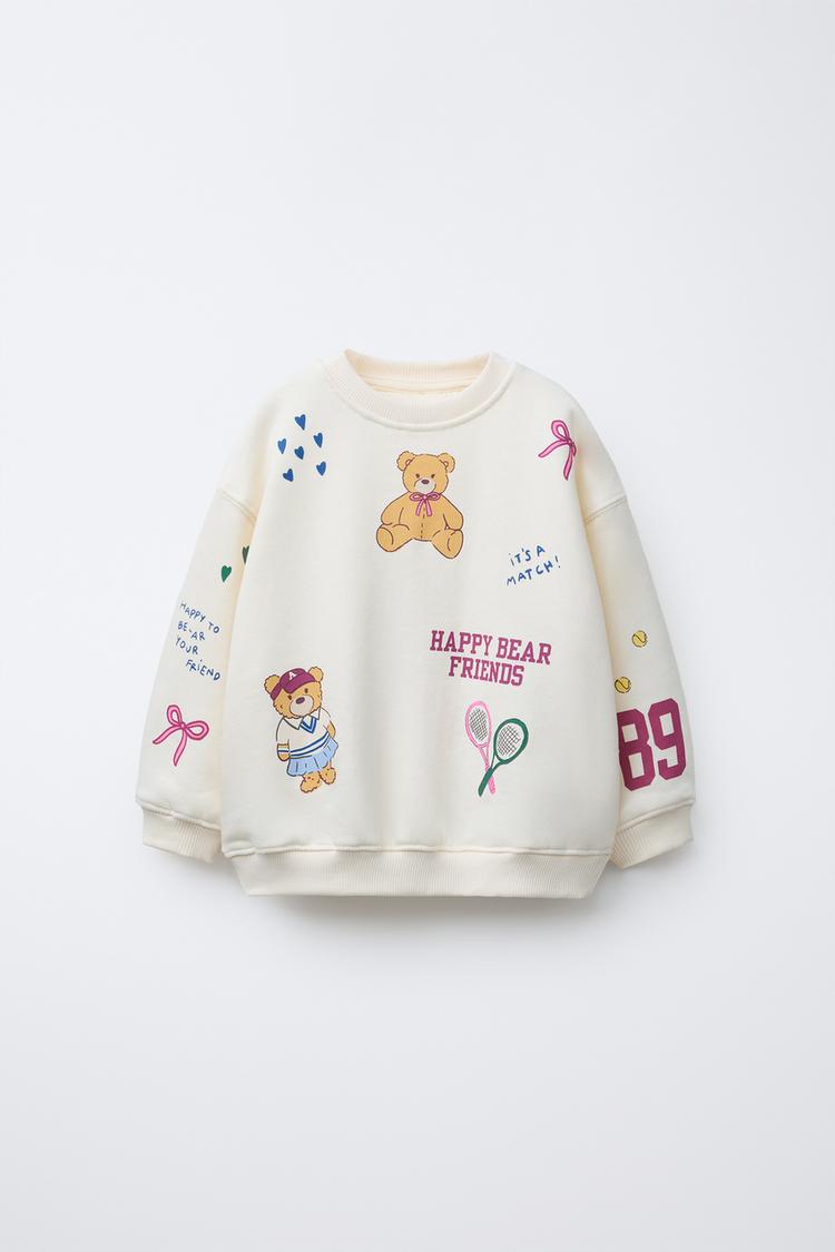 SUDADERA ESTAMPADA Crudo ZARA Estados Unidos de América