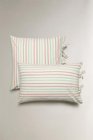 KINDER-KOPFKISSENBEZUG MULTICOLOR-STREIFEN - Bunt von Zara