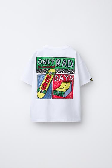 LOGO PRINT T-SHIRT - White by Zara