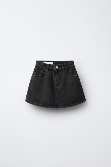 DENIM SKIRT - Navy blue by Zara