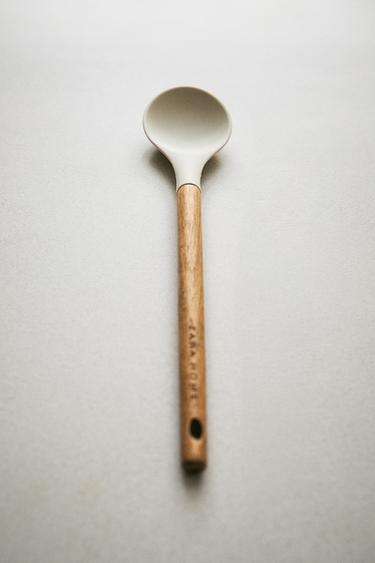 SILICONE AND WOODEN SPOON - Cream by Zara - Image 5