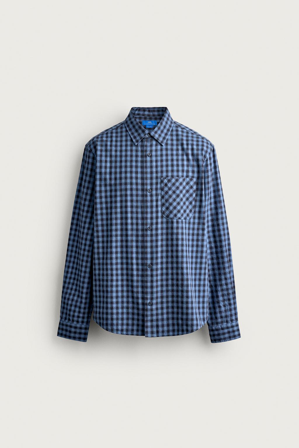 AARON LEVINE X ZARA CHECK TWILL SHIRT