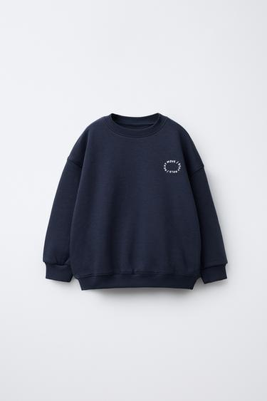 SUDADERA BÁSICA TEXTO - Marino de Zara