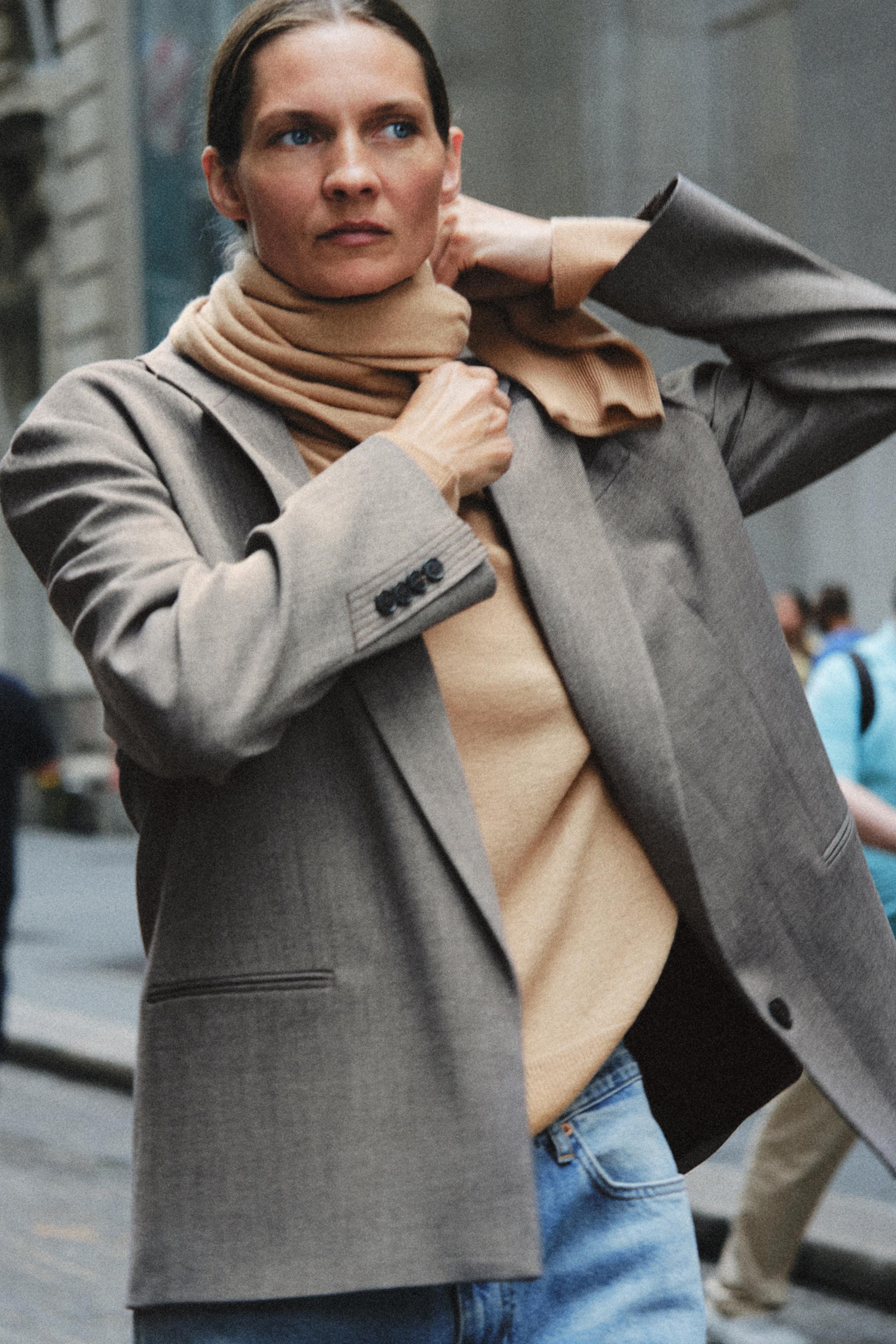 Zara ZW COLLECTION KRUVAZE BLAZER