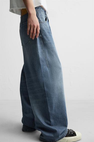 JEAN BALLON WIDE FIT - Bleu moyen de Zara - Image 5