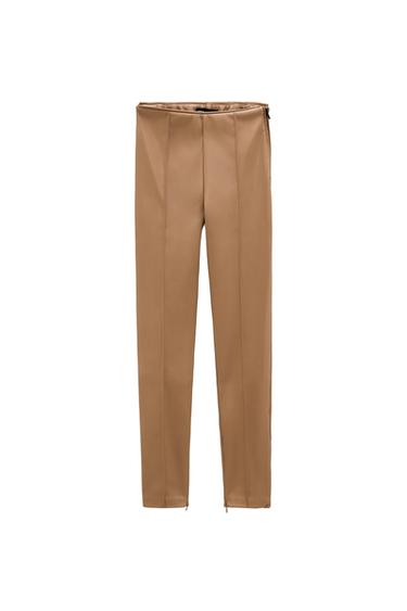 FAUX LEATHER LEGGINGS