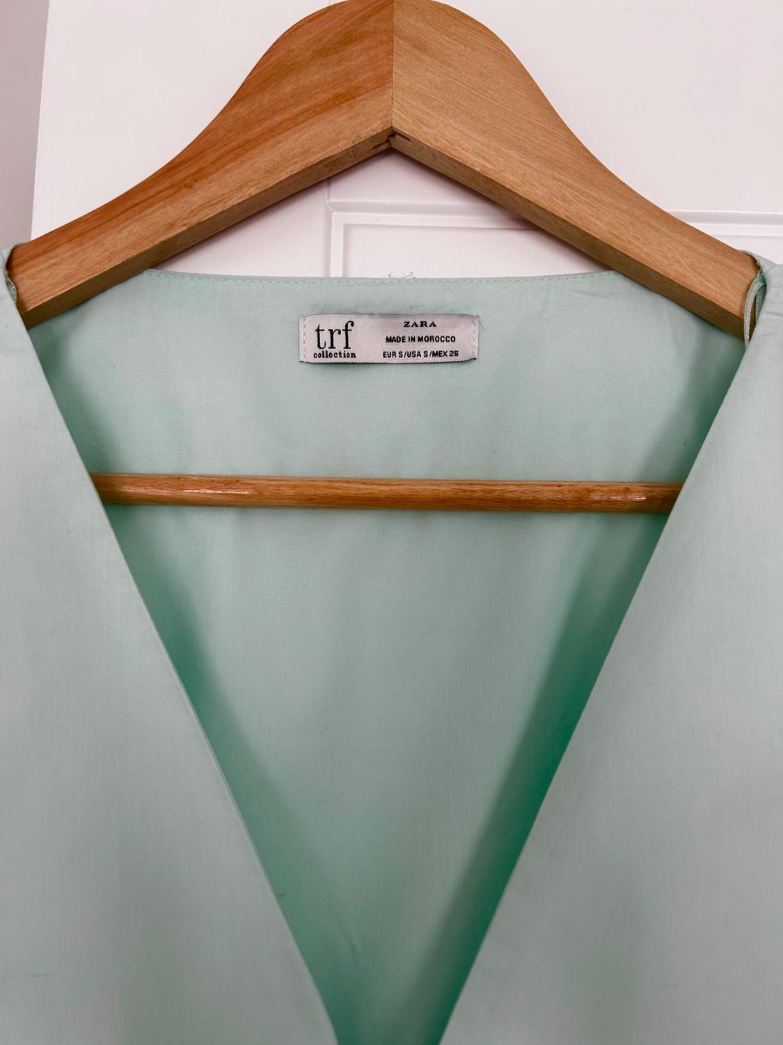 POPLIN TOP WITH ZIP DETAIL - Image 3