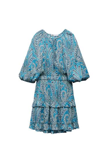 SHORT PRINTED DRESS