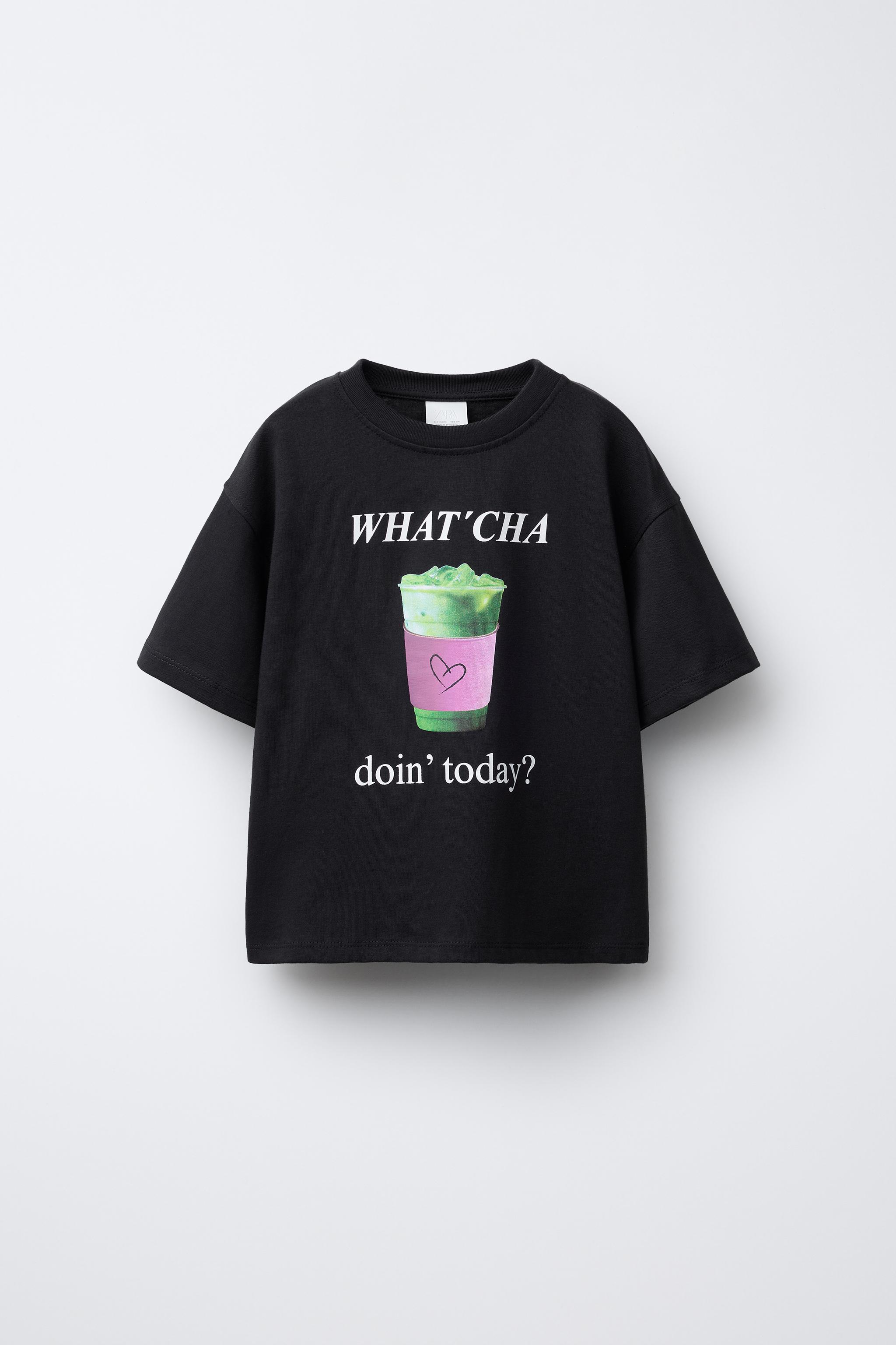 ENFÖLD T-SHIRT HEAVY WEIGHT PRINTED T-SHIRT - Dark anthracite | ZARA United