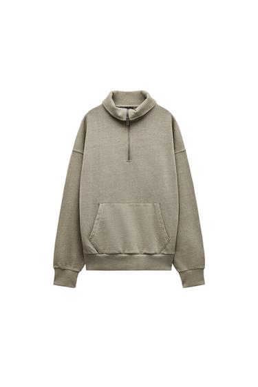 POUCH POCKET POLO SWEATSHIRT