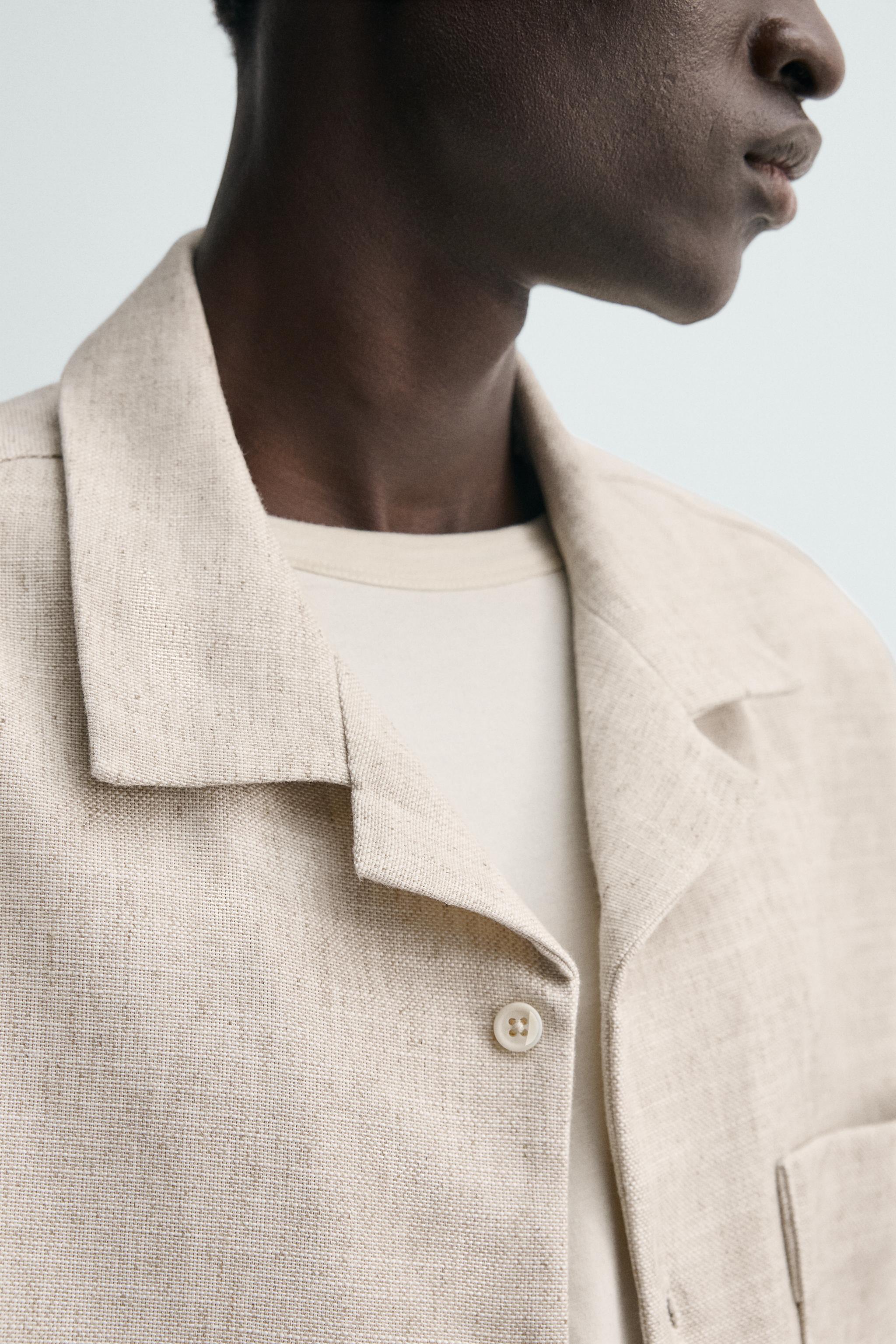 BOXY FIT TEXTURED SHIRT