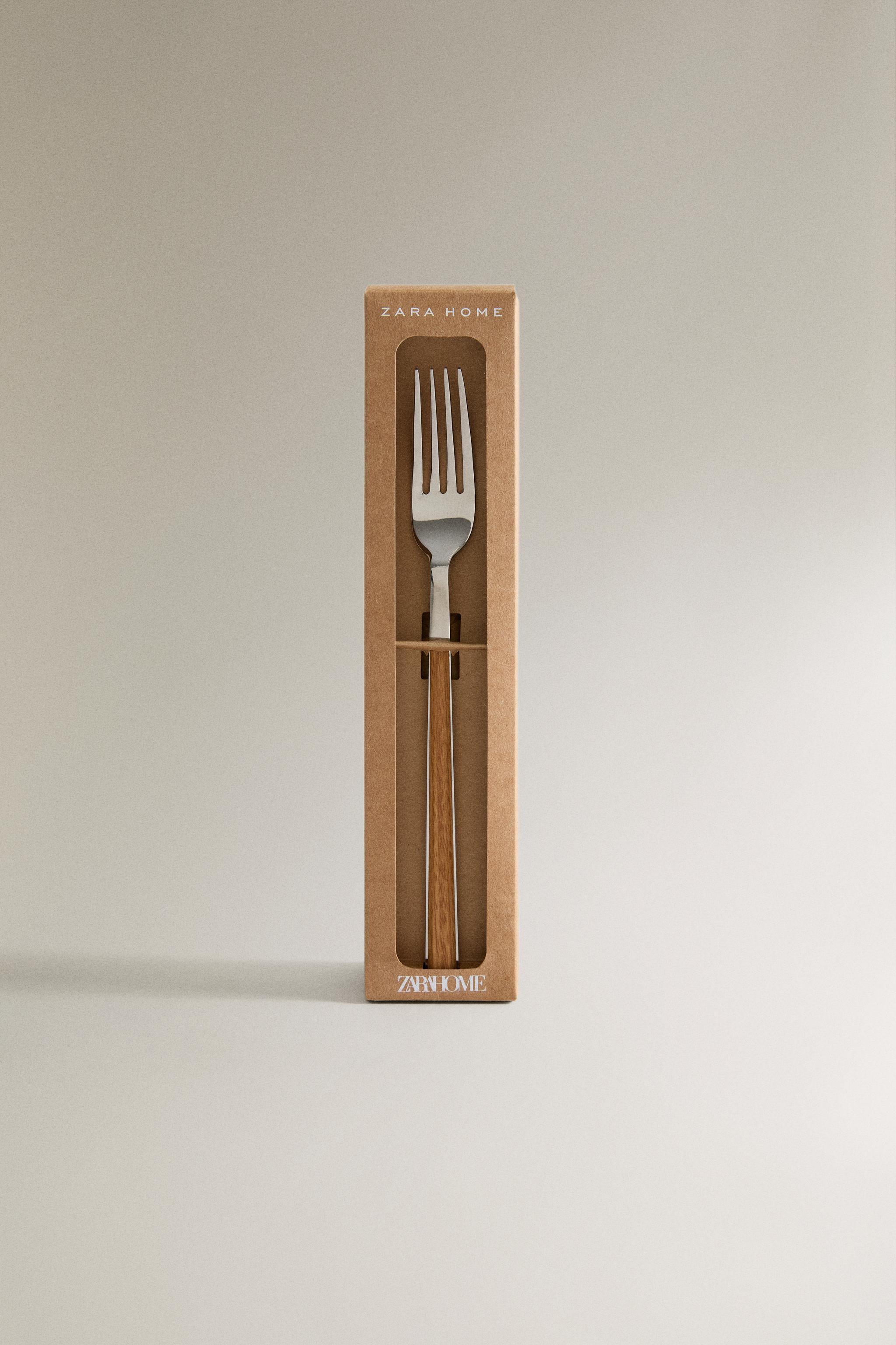 WOOD-EFFECT FORKS (PACK OF 4)