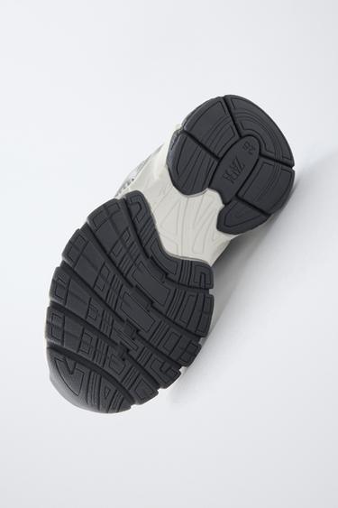 MESH TRAINERS - Green by Zara - Image 5