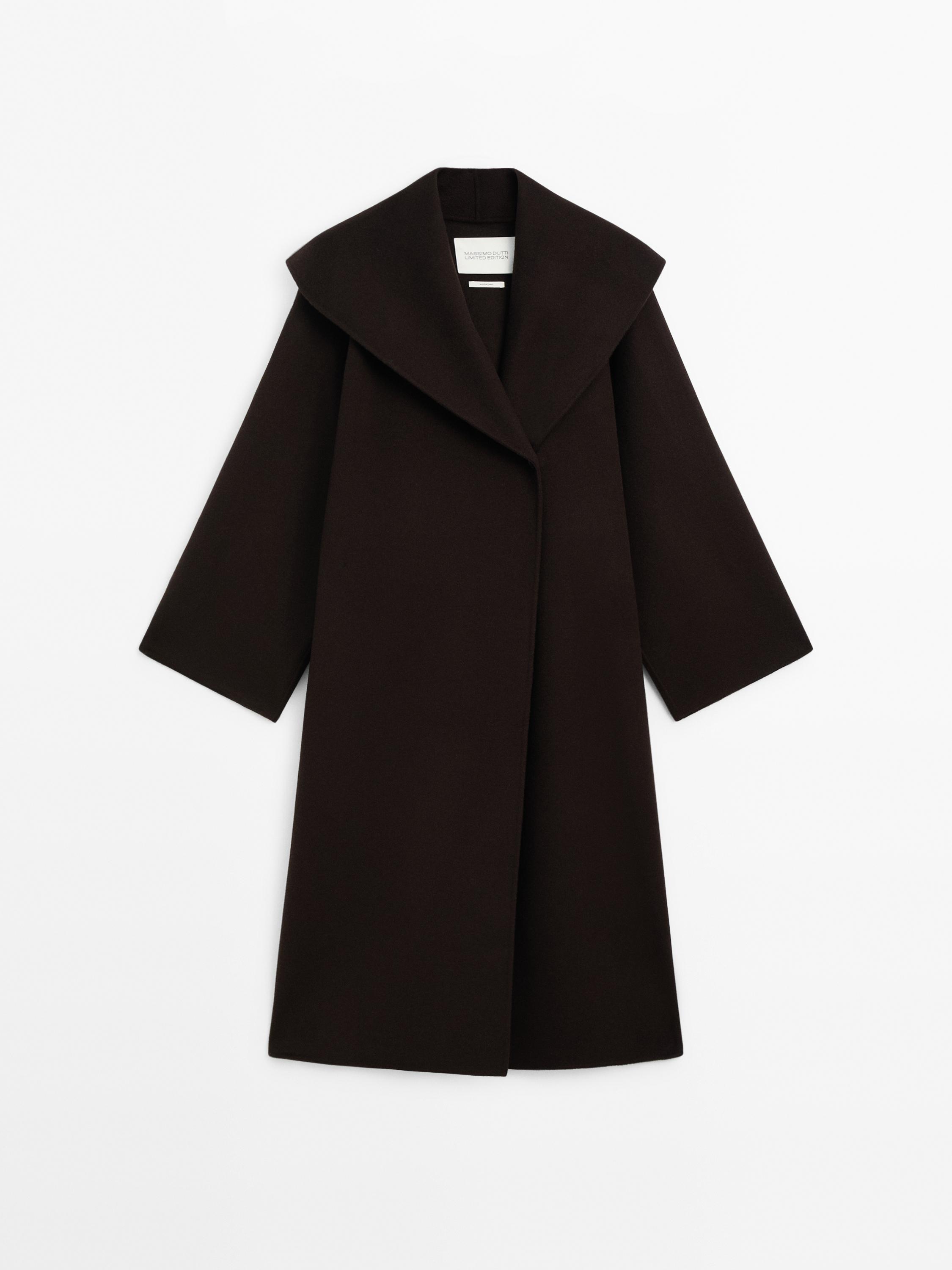 Zara manteau col enveloppant sale