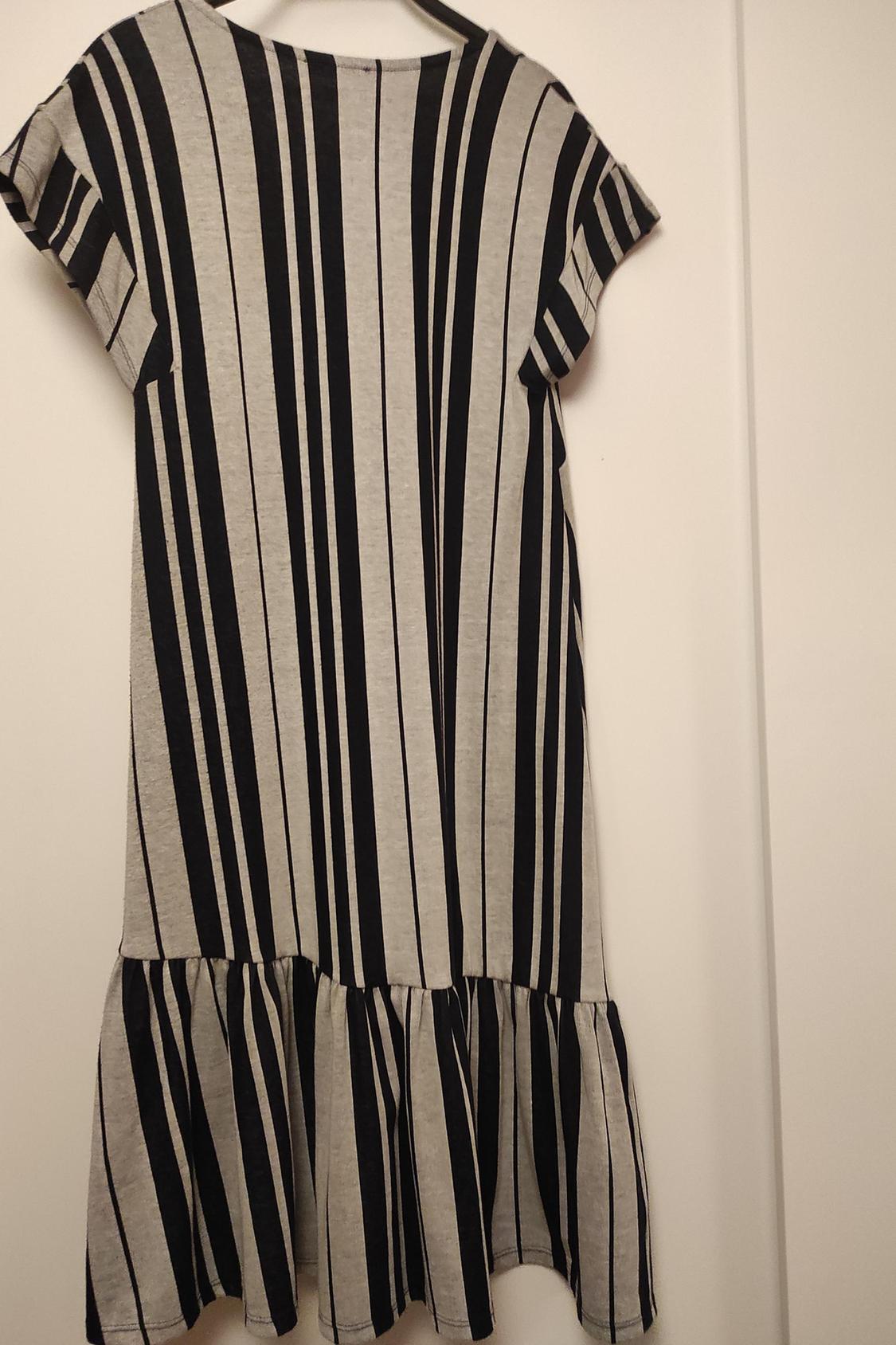 VESTIDO ALGODON MIDI RAYAS - Image 2