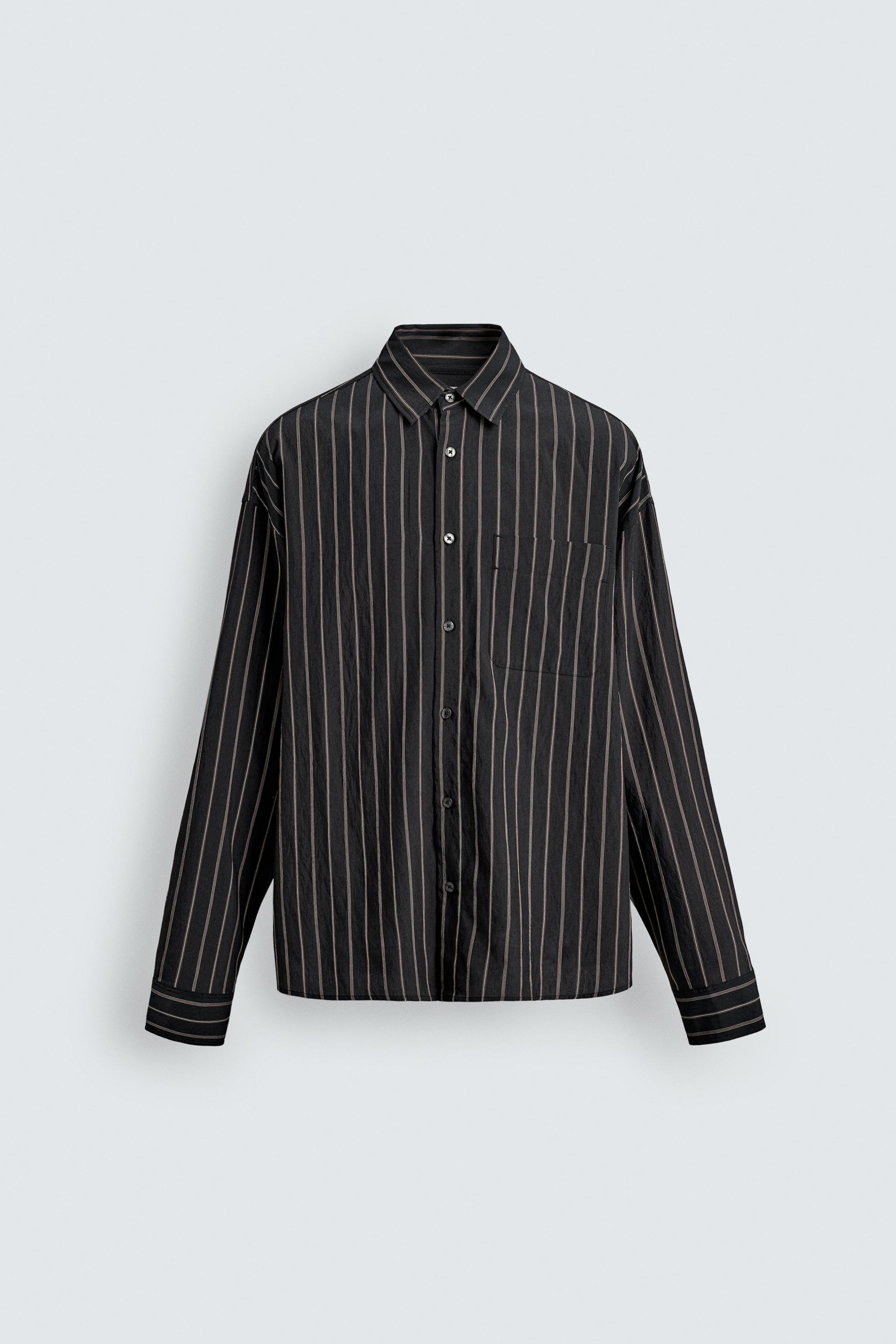 FLOWY STRIPED SHIRT