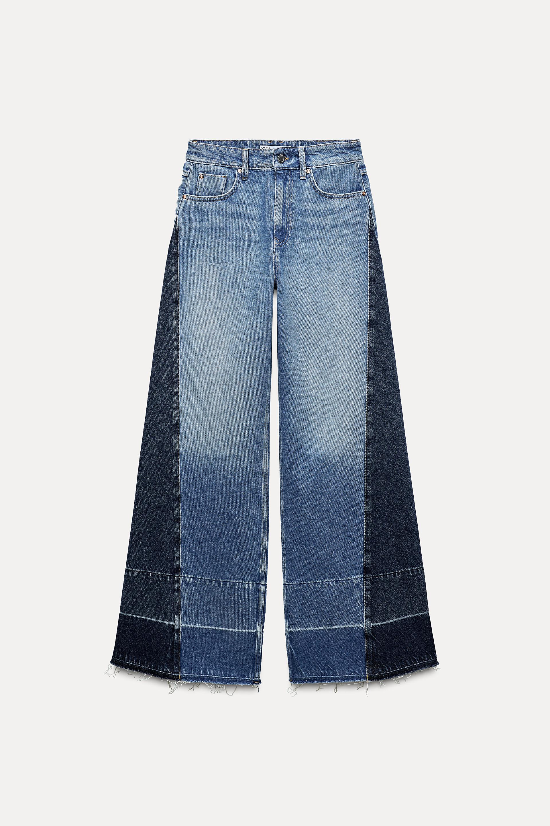 JEANS Z1975 WIDE LEG TIRO MEDIO COMBINADO