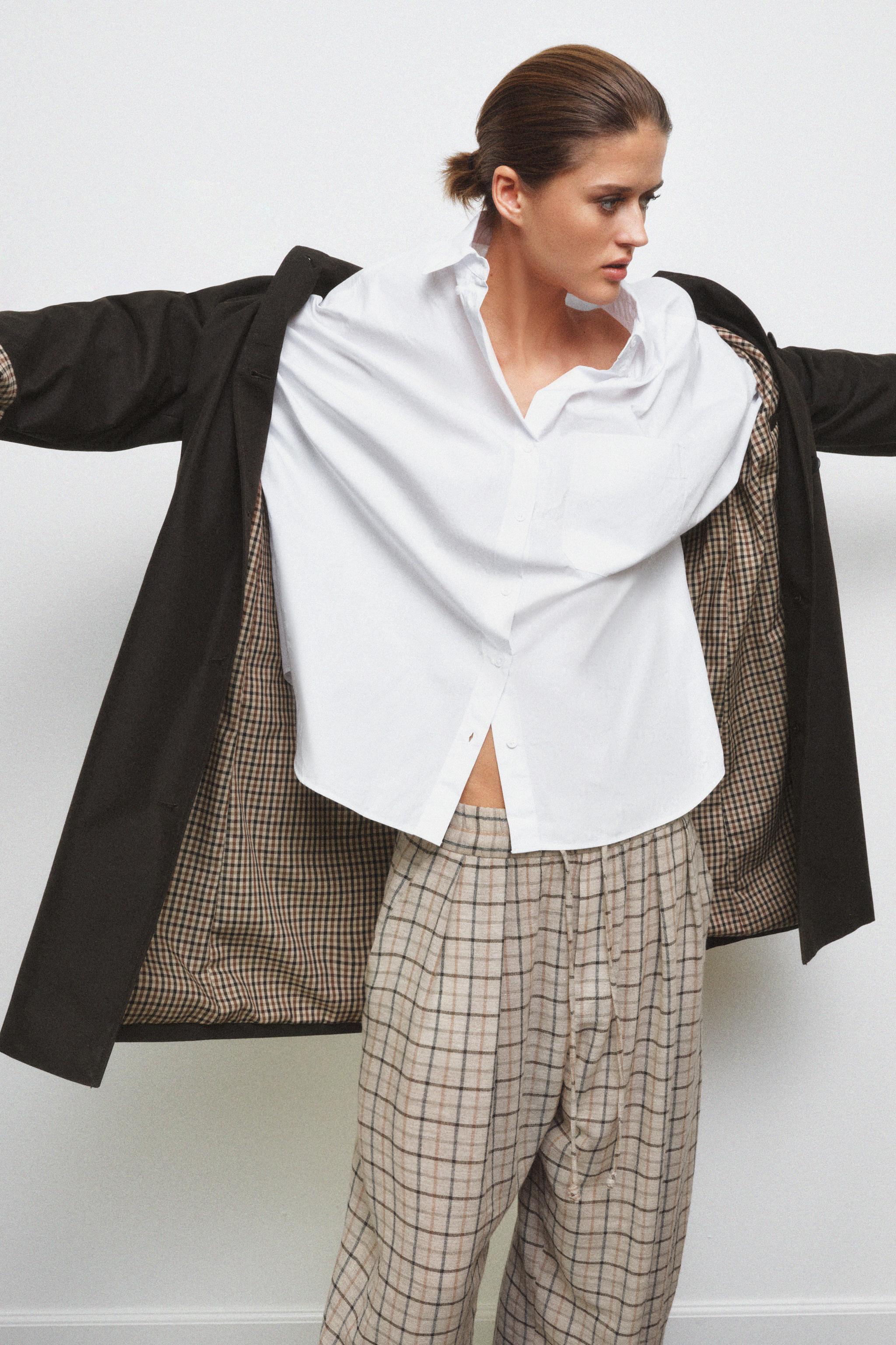 OVERSIZE TRENÇKOT ZW COLLECTION - Görsel 5