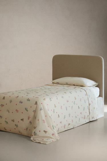 KIDS' MY LITTLE PONY© HEART PRINT FLAT SHEET - Multicoloured by Zara - Image 1