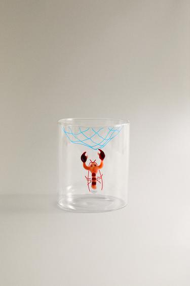 Zara LOBSTER BOROSILICATE GLASS TUMBLER - 990