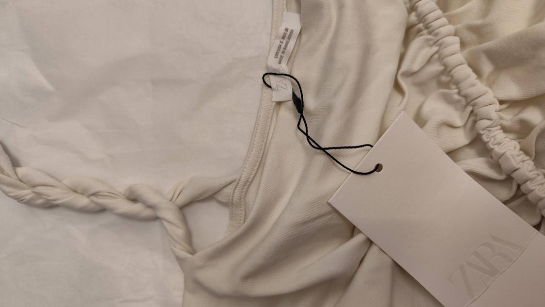 LONG DRAPED DRESS - Image 4