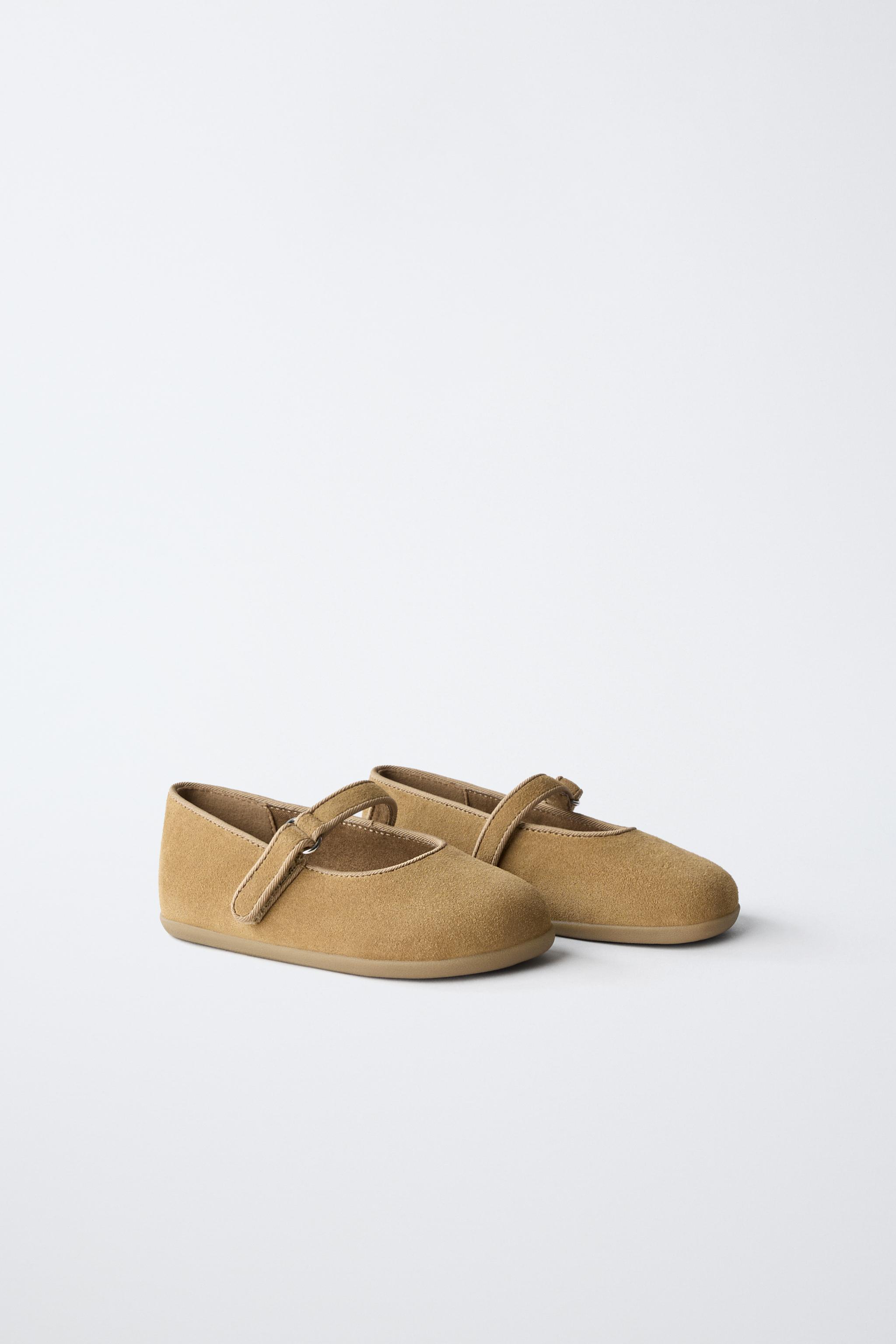 Обувь Zara LEATHER BAREFOOT BALLERINA FLATS — фото 2