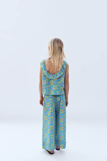 2-14 YEARS / LIMITED EDITION FLORAL PRINT CULOTTES - Printed by Zara - Image 4