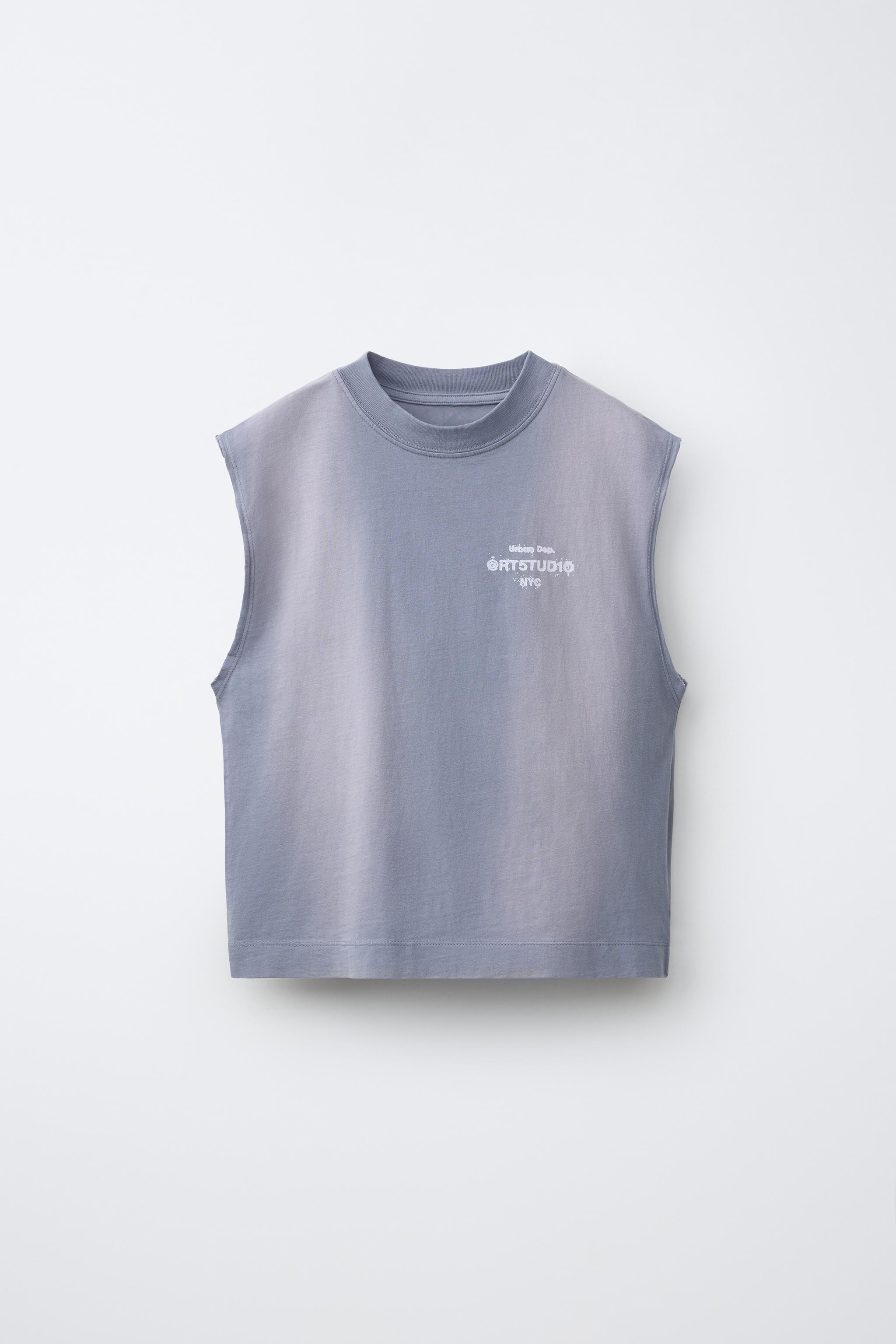 SLEEVELESS TOP - Gray | ZARA United States