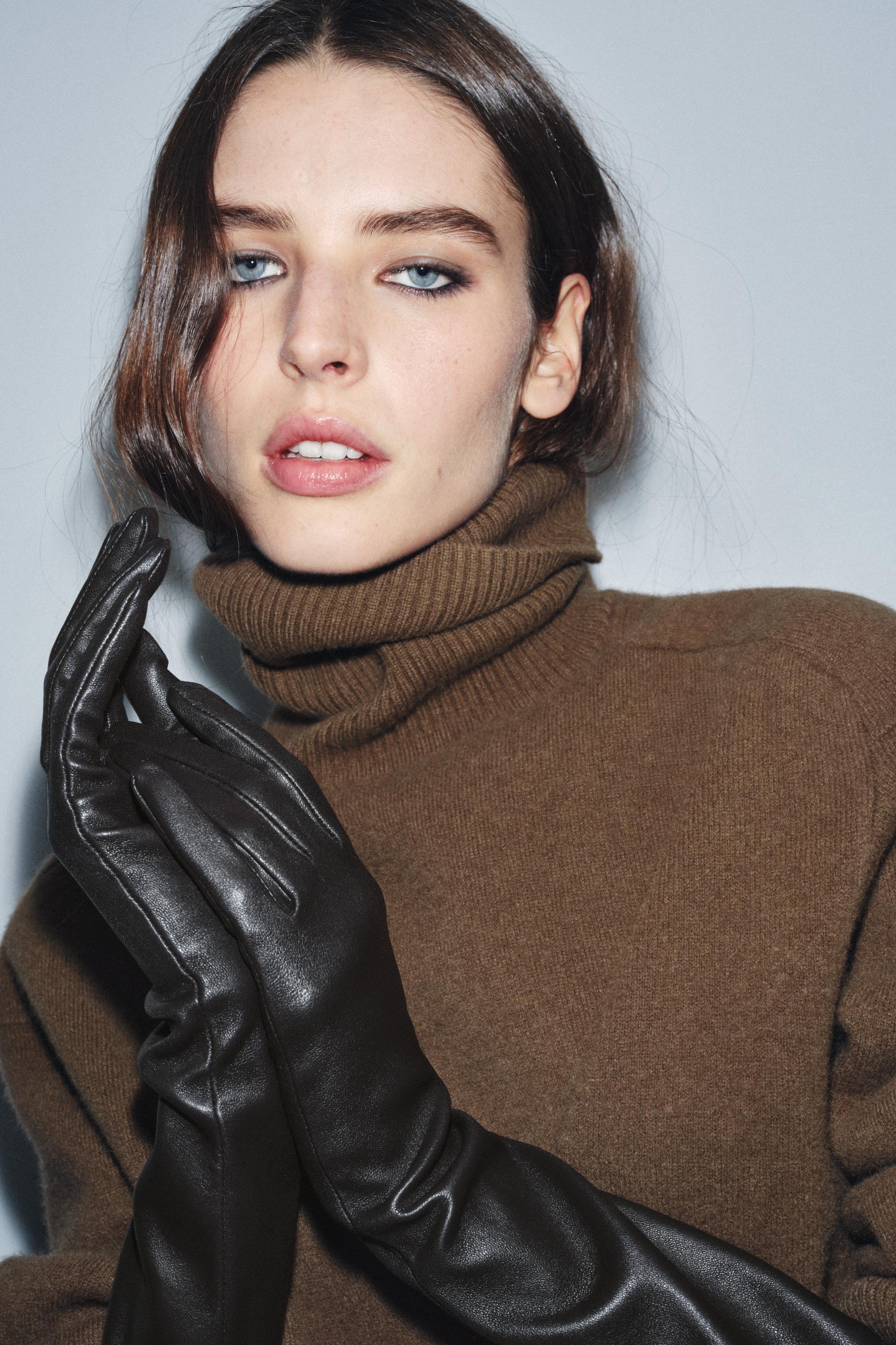 GANTS LONGS 100 % CUIR
