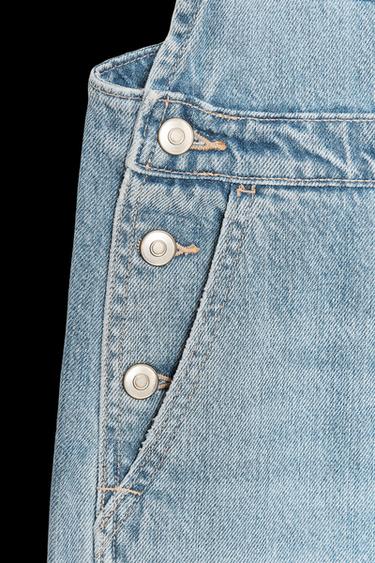 PETO DENIM TRF - Azul claro de Zara