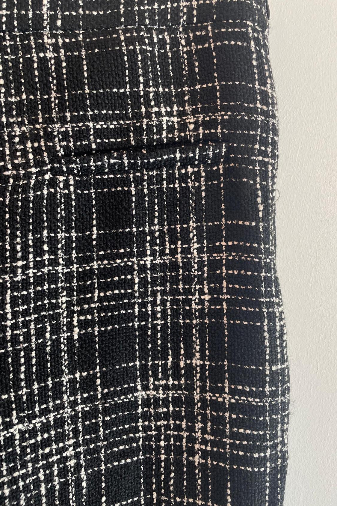 TEXTURED CHECKED TROUSERS - Image 2