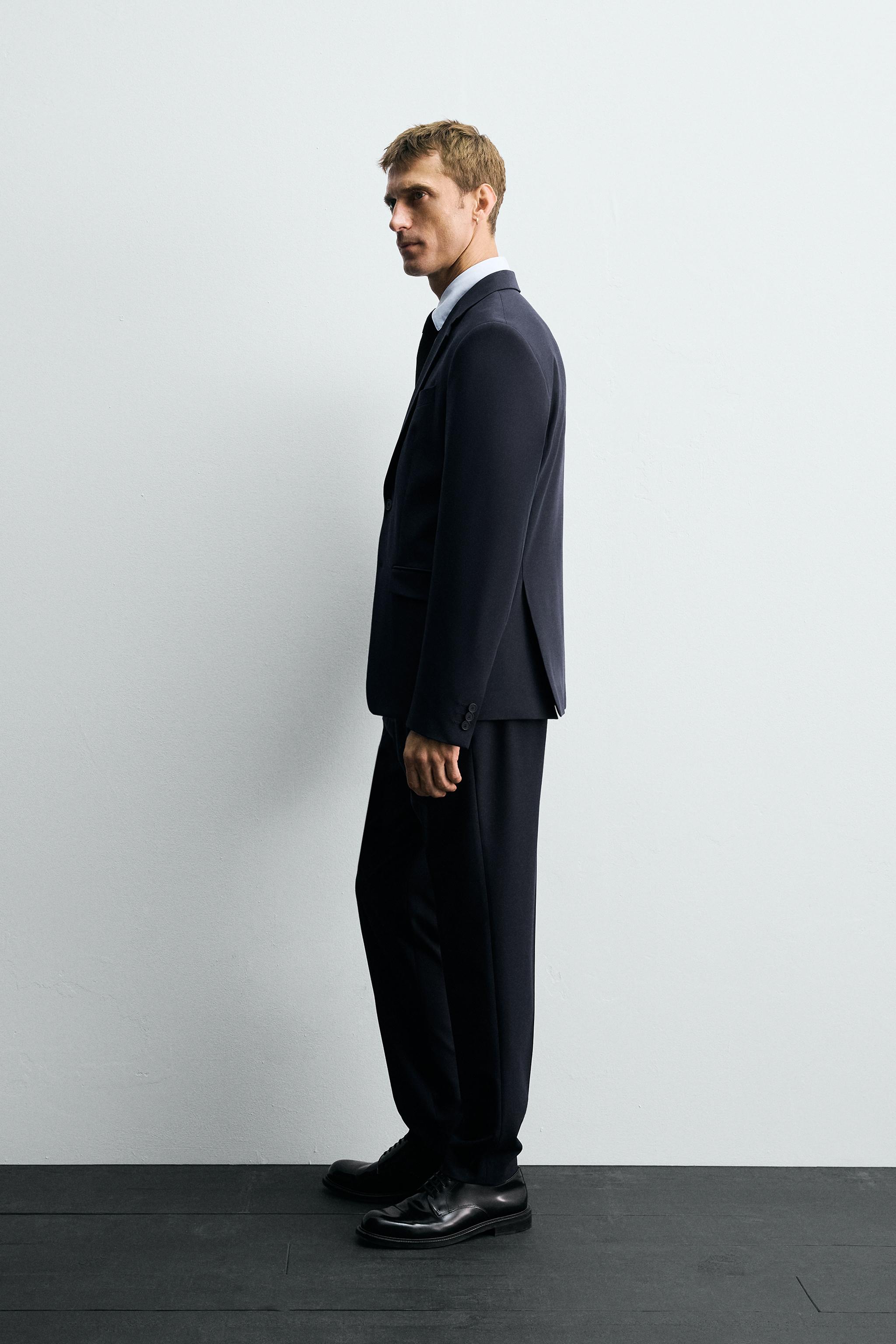 COMFORT SUIT BLAZER - Navy blue | ZARA Australia