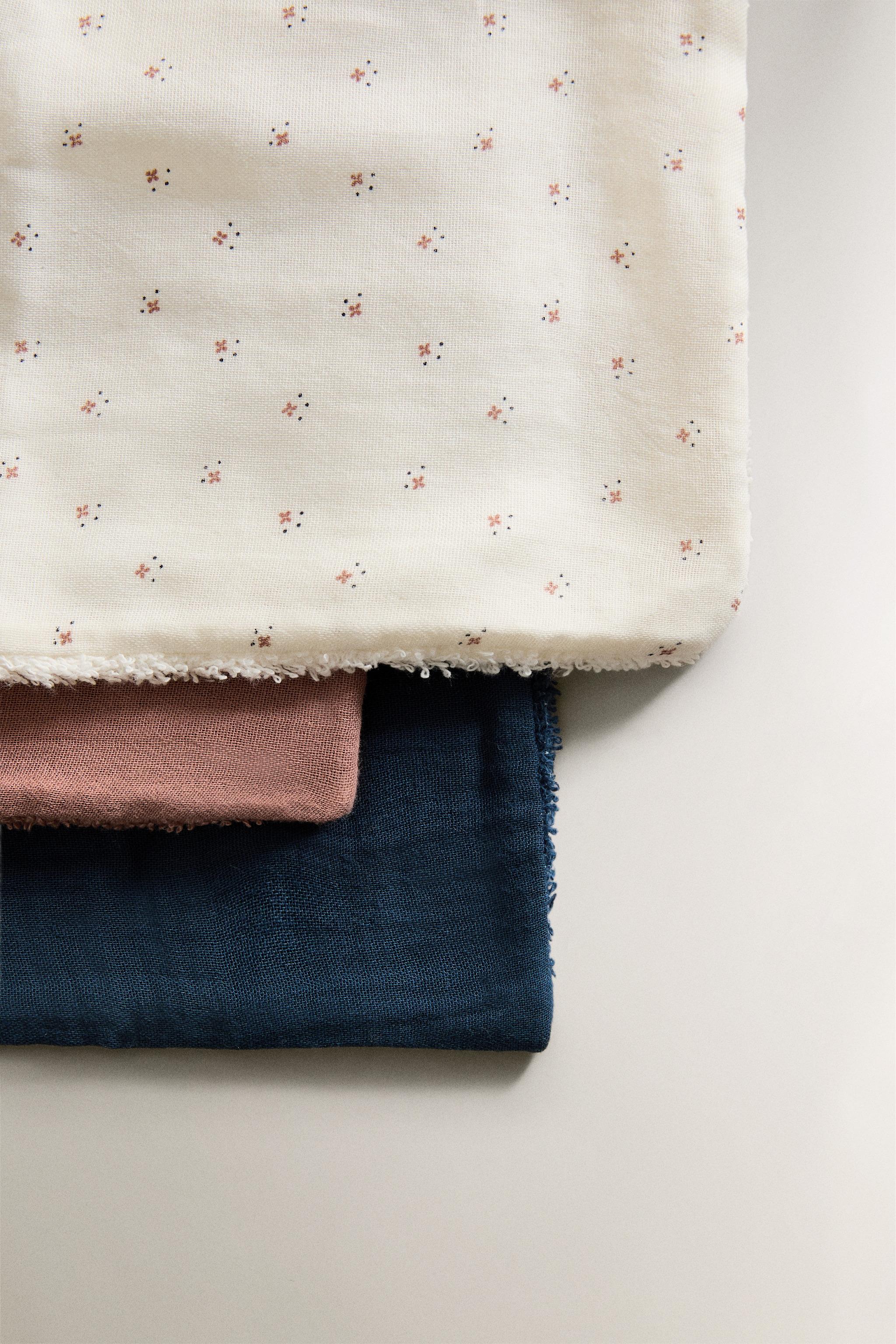 MINI FLORAL BABY TOWEL (PACK OF 3)