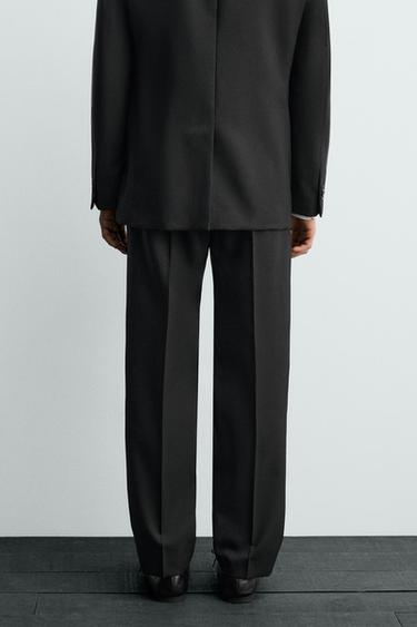 AARON LEVINE X ZARA WOOL TUXEDO TROUSERS - Black by Zara - Image 2