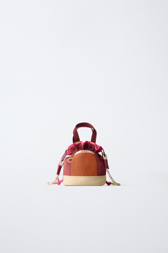 MULTICOLOURED TECHNICAL BUCKET BAG - Multicoloured by Zara - Image 0