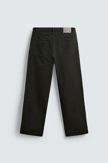 PANTALON STRAIGHT FIT STRUCTURÉ - Noir de Zara - Image 7