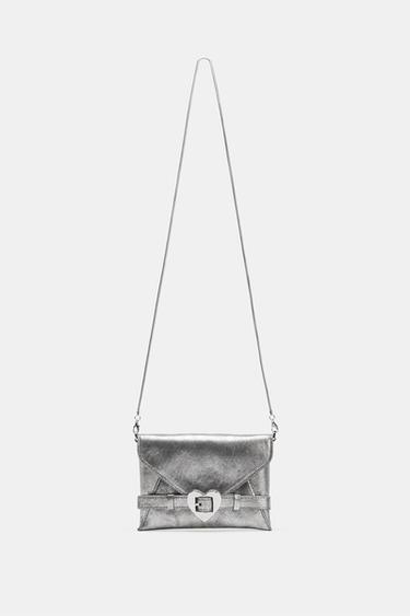 BOLSO DETALLE CORAZÓN - Plata de Zara
