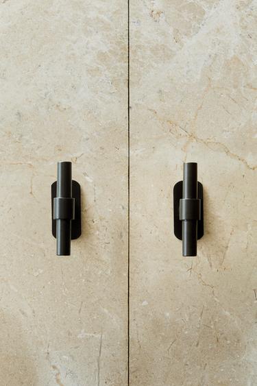 PACK OF LONG METAL HANDLES (PACK OF 2) - Grey by Zara