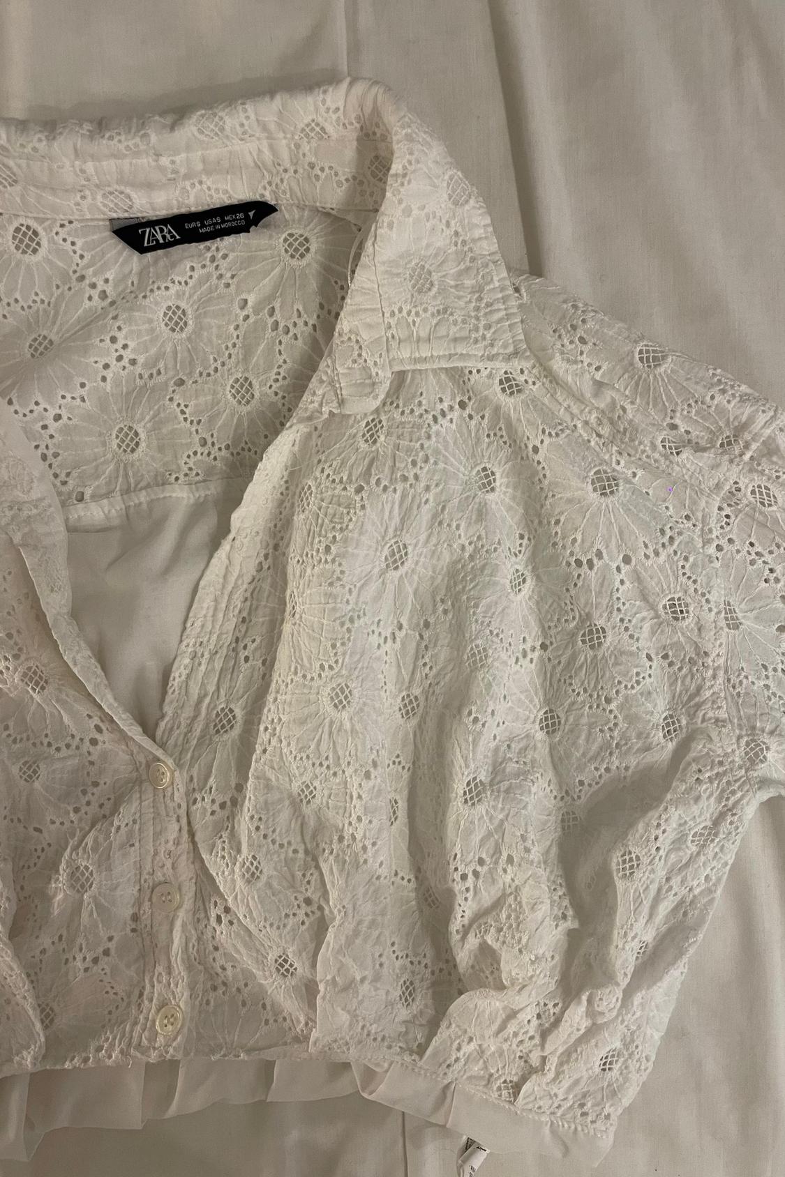 SHIRT WITH CUTWORK EMBROIDERY - Image 4