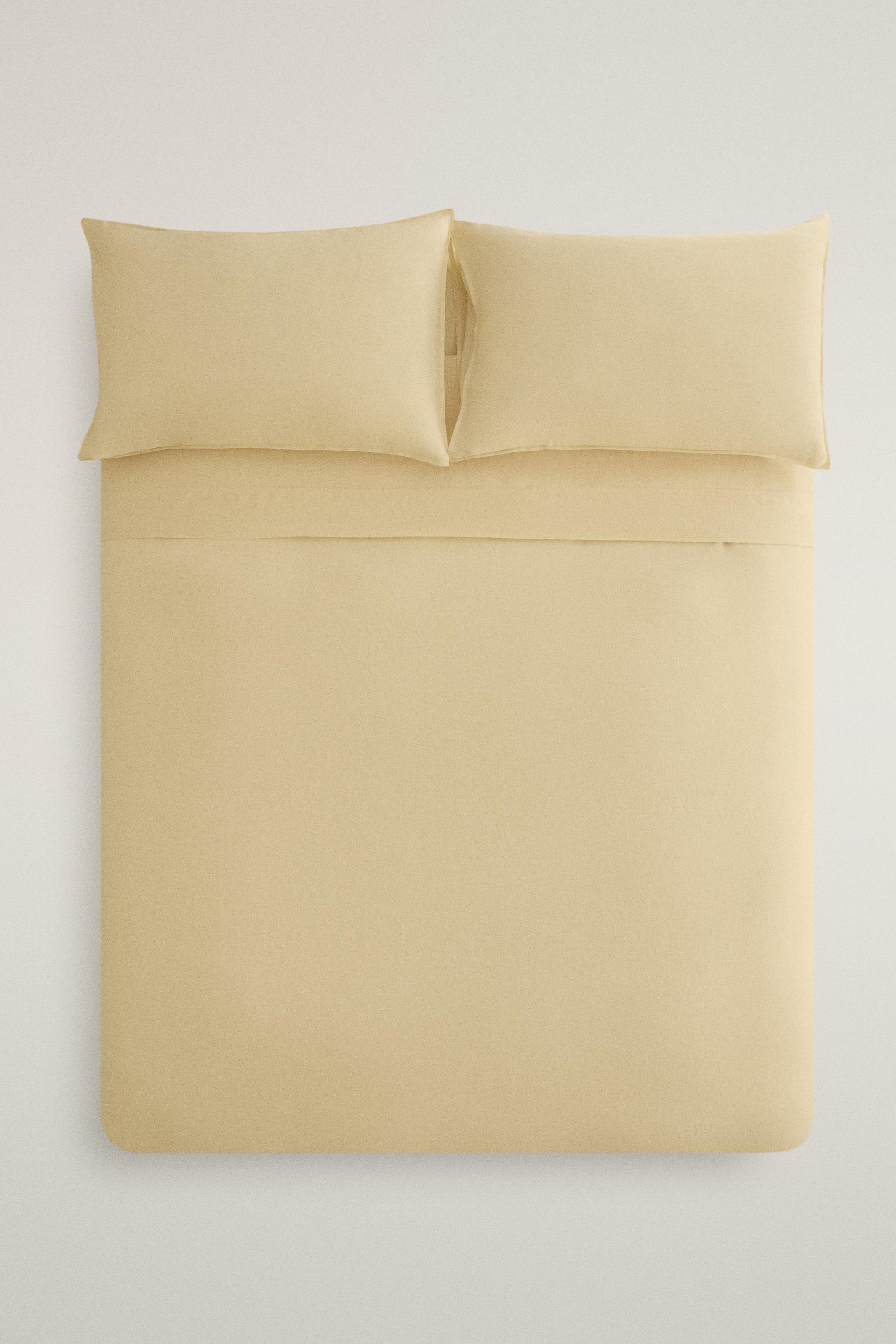 WASHED LINEN DUVET COVER (140 GSM)