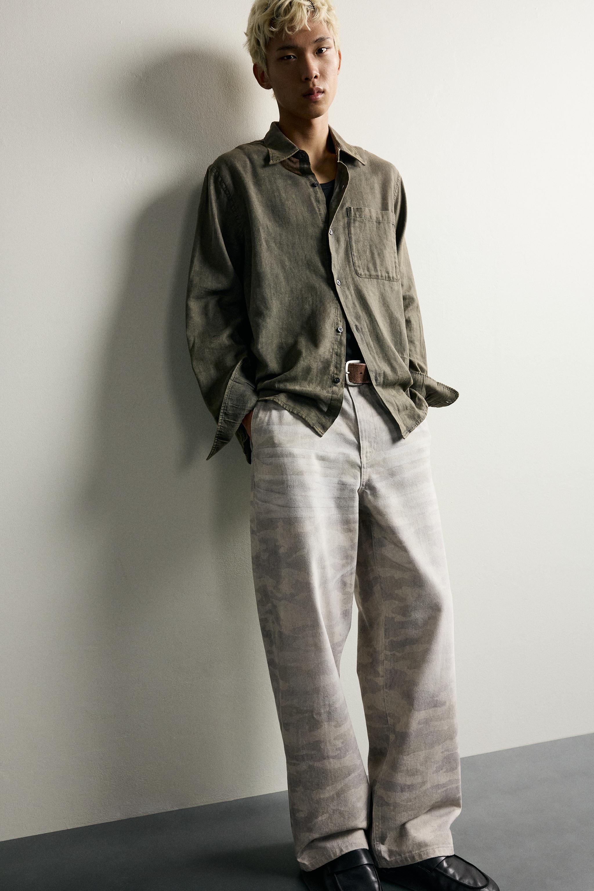ABSTRACT PRINT RELAXED FIT PANTS