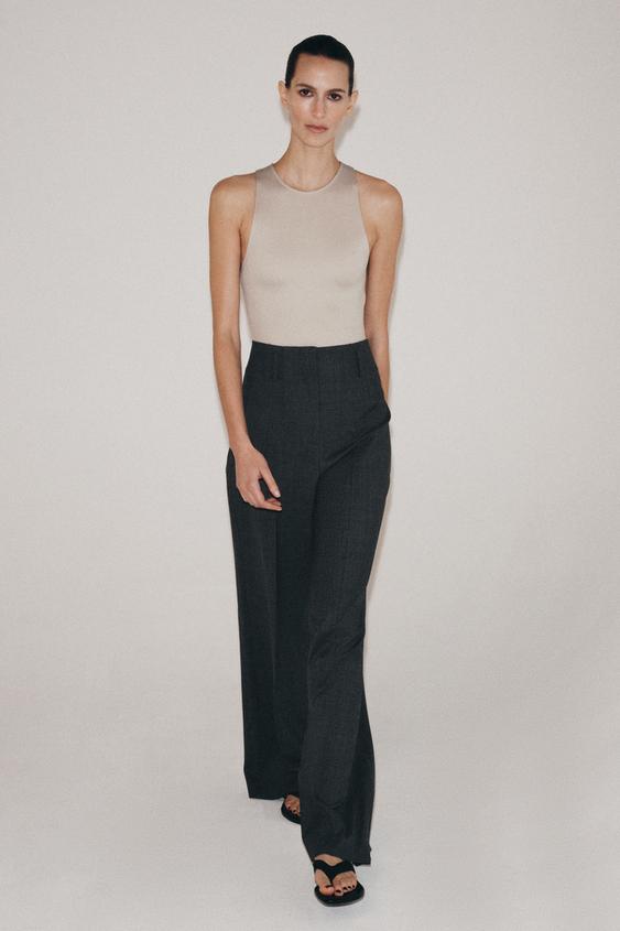 POLYAMIDE HALTER BODYSUIT