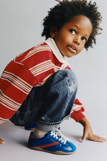 SUDADERA POLO RAYAS MICKEY MOUSE © DISNEY - BURGANDY MARS de Zara