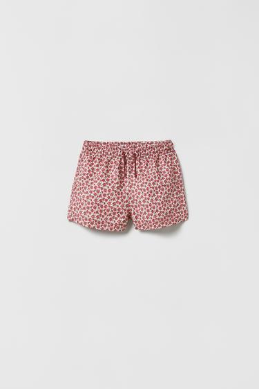 Zara KIDS/ FLORAL SWIMSUIT - Clay