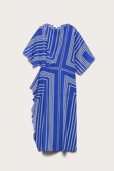 LIMITED EDITION PRINTED MIDI DRESS - Printed by Zara