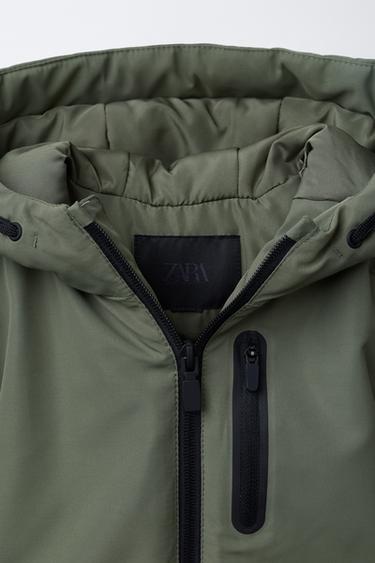 PARKA DÉPERLANTE - Kaki de Zara - Image 6