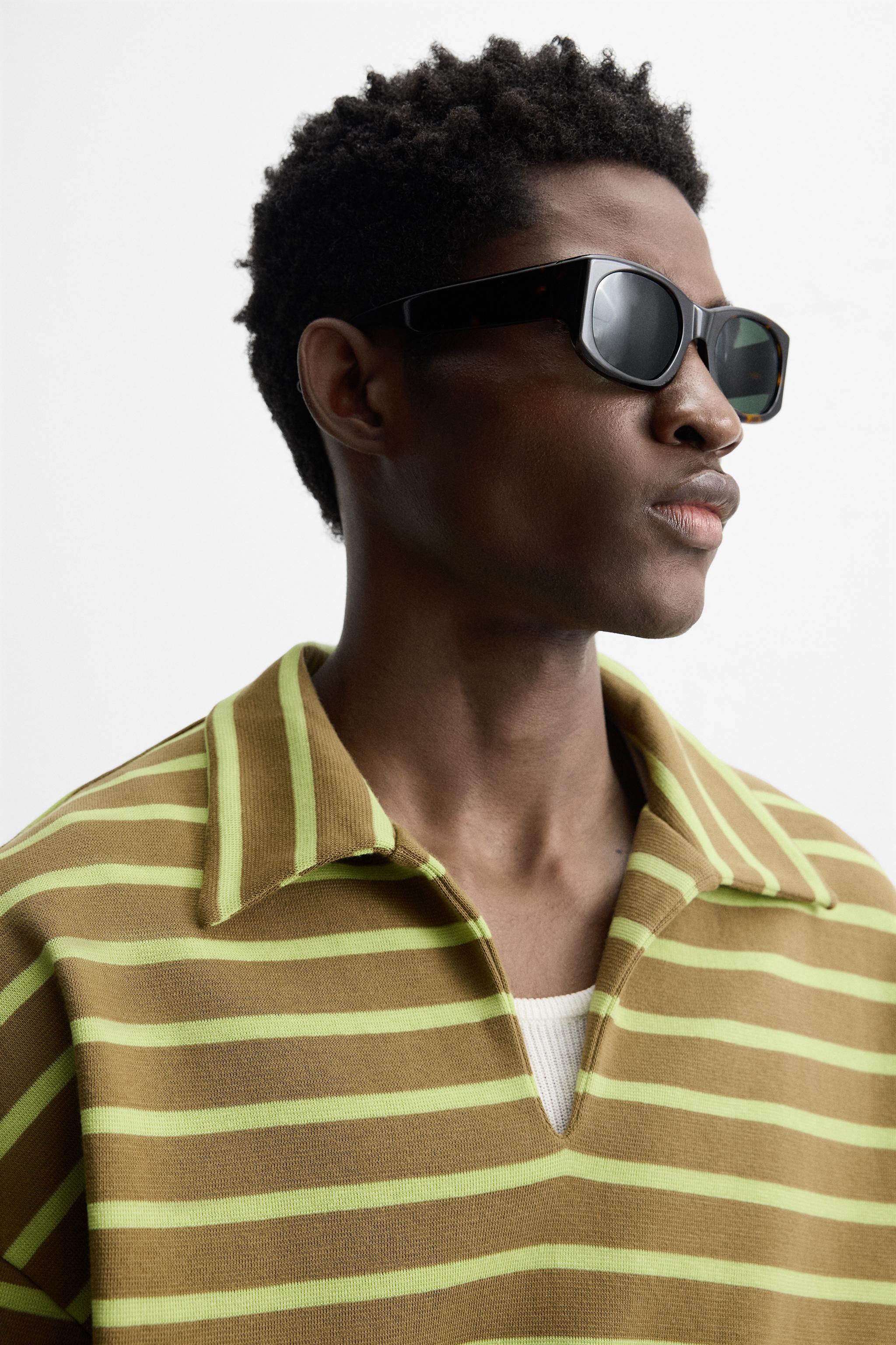 POLO RELAXED FIT À RAYURES